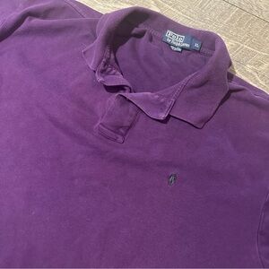 Vintage Polo‎ Ralph Lauren Mens Size XL Polo Shirt purple Short Sleeve Golf